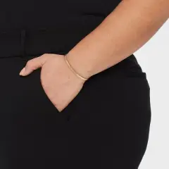 14K Gold Plated Herringbone Chain Bracelet - A New Day&trade;