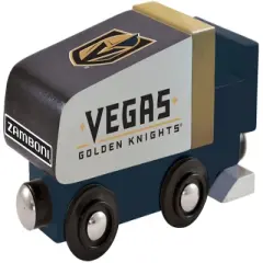 MasterPieces Officially Licensed NHL Las Vegas Golden Knights Wooden Toy Train Engine For Kids