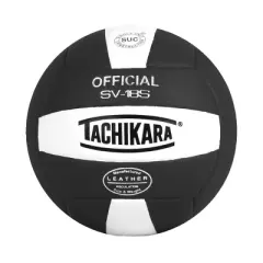 Tachikara SV18S.BKW Indoor Composite Volleyball - Black/White