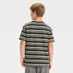 Boys' Short Sleeve Striped Oversized T-Shirt - art class&trade;