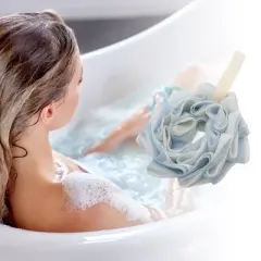 Unique Bargains Convenient Bath Shower Loofah Sponge 1 Pc