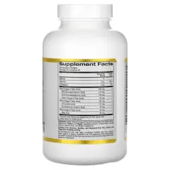 California Gold Nutrition Omega 3-6-9s, with Omega-3 Fish Oil and Borage Seed Oil, EPA, DHA, GLA, and Linoleic Acid, Natural Lemon, 180 Softgels