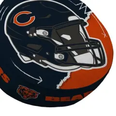 NFL Chicago Bears Split Helmet Circle Plushlete Pillow