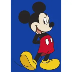 Men's Mickey & Friends Smiling Mickey Mouse Portrait T-Shirt