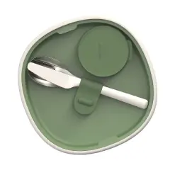 BergHOFF LEO To Go Salad Bowl With Flatware Set, Microwave Safe