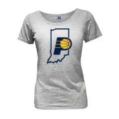 NBA Indiana Pacers Women's Short Sleeve Burnout Scoop T-Shirt