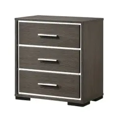 23" Escher Nightstand Gray Oak - Acme Furniture