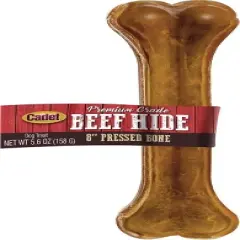 Loving Pets 8 Inch Nature's Choice Compressed Rawhide Bone