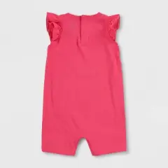 Levi's&reg; Baby Girls' Ruffle Sleeve Romper - Pink