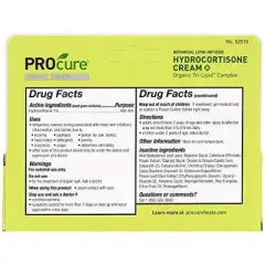 Procure Hydrocortisone With Calendula Cream 1 Oz