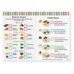 Melissa & Doug Food Fun Combine & Dine Dinners - Red