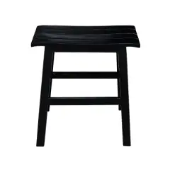 18" Slat Seat Counter Height Barstool - International Concepts