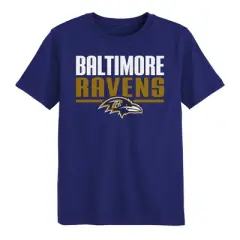 NFL Baltimore Ravens Boys' Short Sleeve Cotton T-Shirt