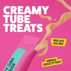 Bonkers Mixx Puree Tuna Flavor Cat Treats - 0.121lb/4ct