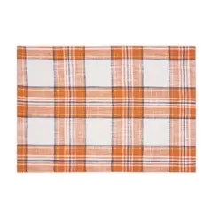C&F Home Gibson Plaid Placemats Set of 6, 13" x 19"
