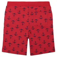 Andy & Evan  Kids French Terry Shorts Red, Size 11-12 Years