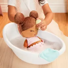 LullaBaby Doll Bathtub & Accessories Set: Fits 14-Inch Dolls, Includes 8 Baby Care Items