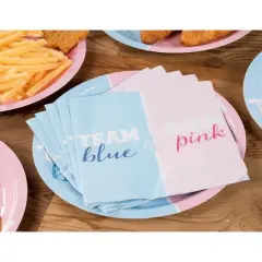 Blue Panda 150PC Luncheon Cocktail Disposable Napkins Gender Reveal Baby Shower Party Supplies, 2-Ply