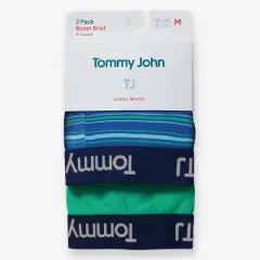 TJ | Tommy John&trade; Men's 6" Striped Boxer Briefs 2pk