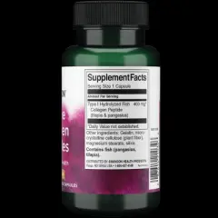 Swanson Hydrolyzed Fish Collagen Type I 400 mg 60 Capsules
