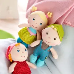 HABA Mini Soft Doll Talisa - Tiny 6" First Baby Doll from Birth and Up