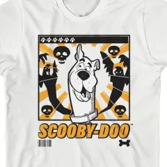 Scooby Doo Anime Style White T-Shirt Toddler Boy to Youth Boy