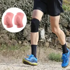 Unique Bargains Sporting Protective Knee Pad Breathable Flexible Knee Support Compression Sleeve Brace for Football Volleyball 1 Pair