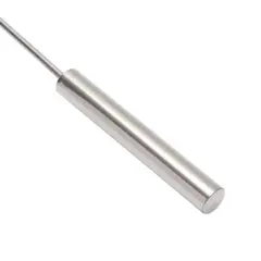 Unique Bargains 12" Semi-Automatic Loop Whisk Dishwasher Safe Stainless Steel Silver Tone