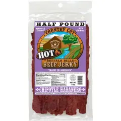 Buffalo Bills 8oz Chipotle Habanero Country Cut Beef Jerky - Three 8oz Packs