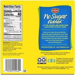 Del Monte Sliced Pears - 58oz / 4pk