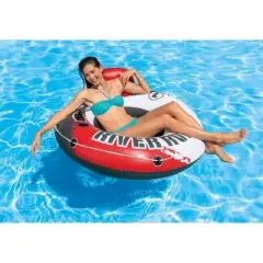 Intex Red River Run 1 Inflatable Floating Lake Tube Fire Edition 53" Diameter