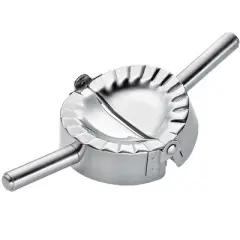 Kuchenprofi Ravioli, Pierogi, and Dumpling Press, Stainless Steel, 3.25-Inch