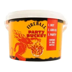 Fireball Red Hot Cinnamon Blended Whisky Party Bucket - 20pk/50ml Bottles