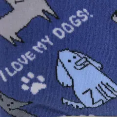 Novelty Socks 15.25" I Love My Dog Socks Premium Quality E & S Pet  -  Socks