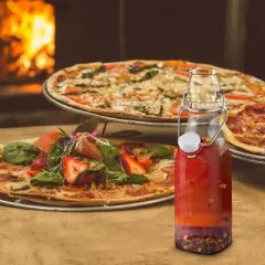 Nevlers Glass Swing Drinking Bottles - Airtight Seals 8.5oz (12pk)