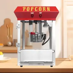 Gulches Red 6 Ounce Bar Style Popcorn Machine