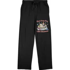 Elf Treat Every Day Like Christmas Men's Black Sleep Pajama Pants