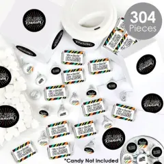 Big Dot of Happiness Still Got Class - High School Reunion Party Candy Favor Sticker Kit - 304 Pieces