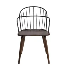 Bradley Steel Framed Side Chair - Armen Living