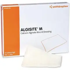 Smith and Nephew 59480200 Algisite M Calcium Alginate Dressings 4 in. x 4 in. (Box of 10)