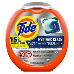 Tide Hygienic Clean Heavy Duty Power Pods Laundry Detergent Pacs - Original