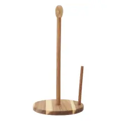 MegaChef 14 inch Acacia Wood Paper Towel Holder