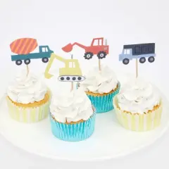 Meri Meri Construction Cupcake Kit (Pack of 24)