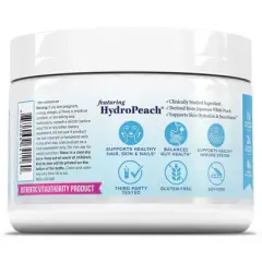 Colostrum + Collagen Powder, Colostrum Supplement with Collagen Peptides for Immunity, Hair, Skin & Nails, Unflavored, Vitauthority, 20 servings