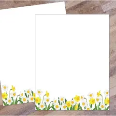 Great Papers Daffodil Meadow Delight Everyday Letterhead Multicolored 50 Sheets/Pack (2025005)