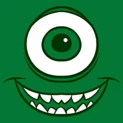 Men's Monsters Inc Mike Wazowski Eye Sweatshirt