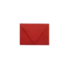 LUX A6 Contour Flap Envelopes 4 3/4 x 6 1/2 50/Box Ruby Red EX-1875-18-50