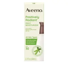 Aveeno Positively Radiant Sheer Daily Moisturizer - SPF 30 - 2.5 fl oz