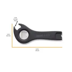 Swing-A-Way 5-in-1 Multipurpose Opener Tool, Manual Hand Held, Basic Kitchen Essentials, For Opening Bottles, Cans, and Jars