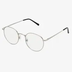 Women's Metal Round Blue Light Filtering Glasses - Universal Thread&trade; Metallic Silver